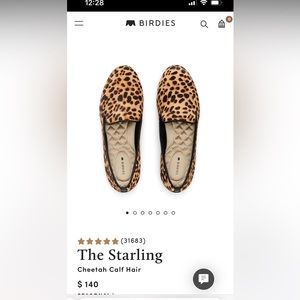 Starling birdies - cheetah size 8 (brand new still in box)